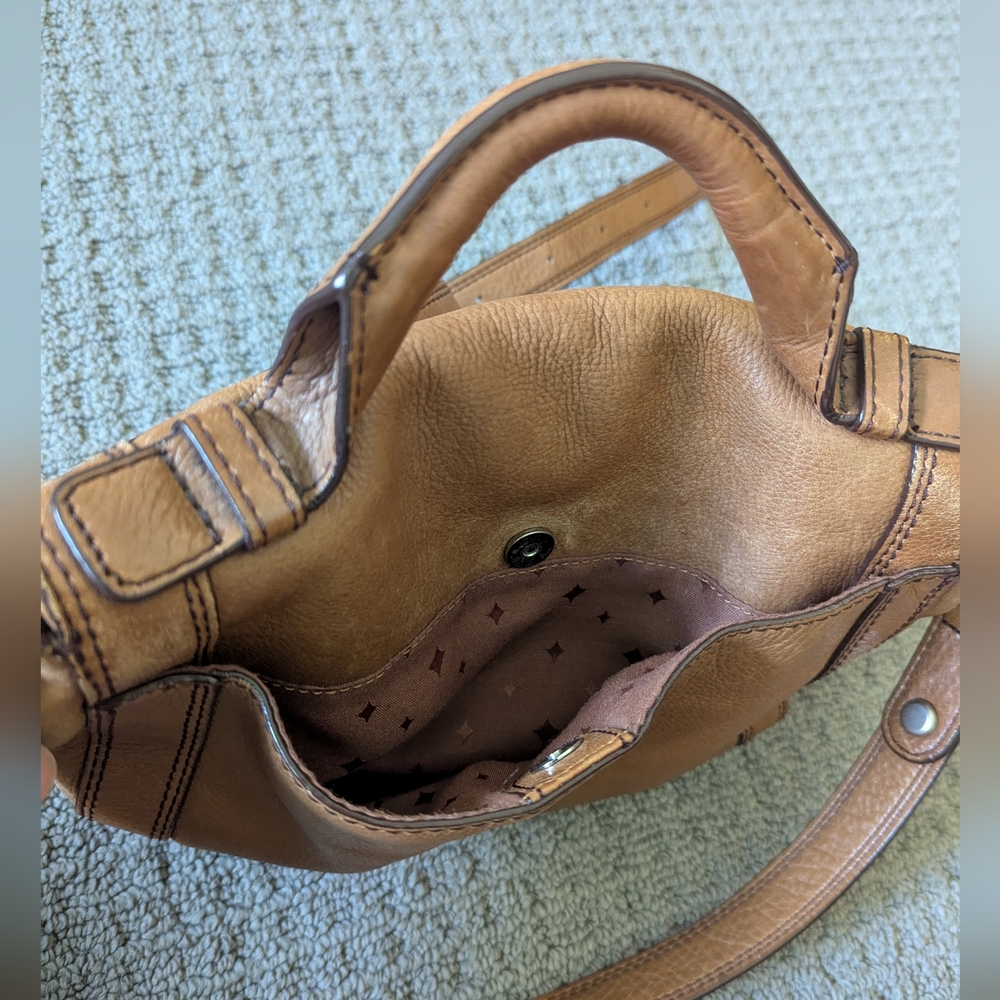 Fossil Brown Leather Handbag - Picture 5 of 7